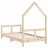 Kids Bed Frame 80x160 cm - Solid Wood Pine | HipoMarket