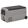 Cool Box with Wheel and Handle Black&Grey 50 L PP&PE Capacity 50 l Model without adapter 