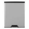 Curver Pedal Bin Deco 65L Silver - Stylish & Hygienic Bin