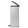 Curver Pedal Bin Deco 65L Silver - Stylish & Hygienic Bin