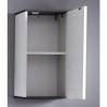 Trendteam SanDiego White & Smokey Silver Storage Cabinet