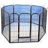 @Pet Modular Puppy Pen Black 79x81cm - Spacious and Versatile