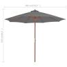 Outdoor Parasol 300 cm Anthracite - Stylish Shade Solution