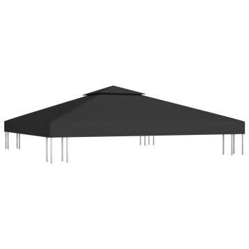 2-Tier Gazebo Top Cover 3x3 m - Durable & Water-Resistant