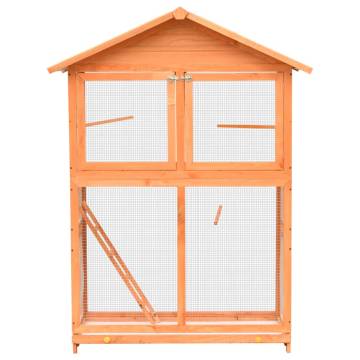 Bird Cage Solid Pine & Fir Wood - Spacious & Durable Aviary