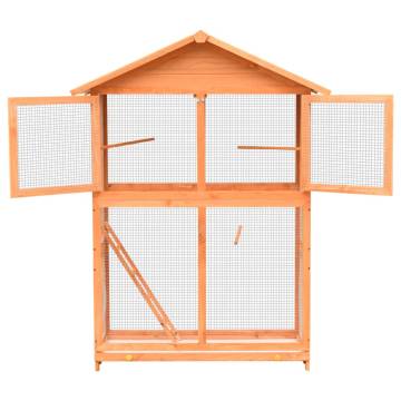 Bird Cage Solid Pine & Fir Wood - Spacious & Durable Aviary