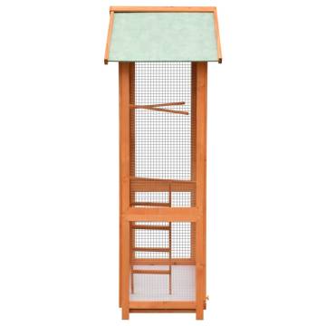 Bird Cage Solid Pine & Fir Wood - Spacious & Durable Aviary