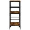 Bookshelf Smoked Oak - Stylish Storage Solution (50x33x82 cm)