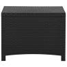 Garden Storage Box 60x54x41 cm - Rattan Graphite | Hipo Market