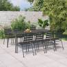 Garden Table Anthracite 200x100x71 cm Steel Size 200 x 100 x 71 cm Quantity in Package 1 