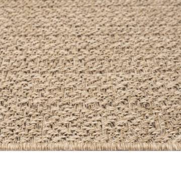 Rug 140x200 cm Jute Look - Indoor & Outdoor | HipoMarket