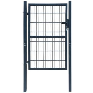 2D Fence Gate (Single) Anthracite Grey - 106 x 230 cm