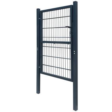 2D Fence Gate (Single) Anthracite Grey - 106 x 230 cm