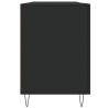 Elegant Black Desk 140x50x75 cm - Stylish & Functional