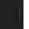 Wall Mounted Cabinet Black 69.5x34x90 cm - Stylish Storage