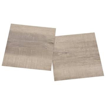 Self-Adhesive Flooring Planks - 20 Pack, Taupe | HipoMarket