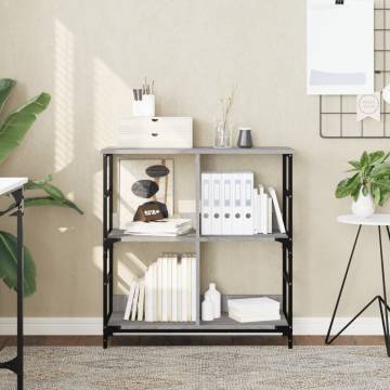 Bookshelf Grey Sonoma - Stylish Storage Solution | HiPo Market