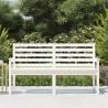 White Garden Bench - Solid Pine 159.5x48x91.5 cm | HipoMarket