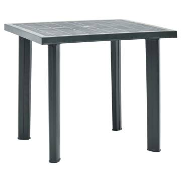 Garden Table Green 80x75x72 cm - Perfect for Outdoor Dining