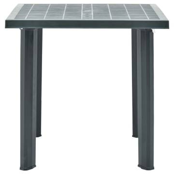 Garden Table Green 80x75x72 cm - Perfect for Outdoor Dining