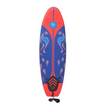 Surfboard Blue and Red 170 cm - Ideal for Beginners