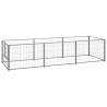 Dog Kennel Silver 3 m² Steel Colour silver Size 300 x 100 x 70 cm Quantity in Package 1 