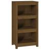 Book Cabinet Honey Brown - Solid Pine Wood, 50x35x97 cm