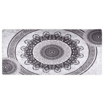 Washable Multicolour Rug 80x300 cm - Anti-Slip Design