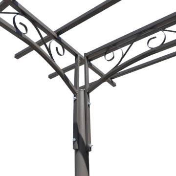 Rose Arch Garden Arbor - Elegant Steel Decoration for Your Garden