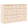 Chest of Drawers ALTA - Solid Pine Wood Storage 112x35x73 cm