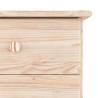 Chest of Drawers ALTA - Solid Pine Wood Storage 112x35x73 cm