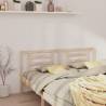 Elegant Solid Wood Pine Bed Headboard - 186x4x100 cm