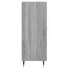 Stylish Grey Sonoma Sideboard - 34.5x34x90 cm | HipoMarket