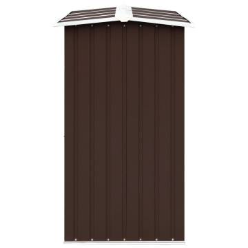 Garden Log Storage Shed - Galvanised Steel - 330x92x153 cm