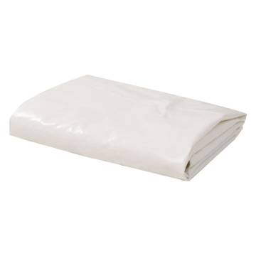 Heavy-Duty White Tarpaulin 650 g/m² - 5x6 m | HipoMarket