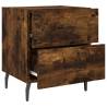 Stylish Smoked Oak Bedside Cabinets - Set of 2 | Hipo Market