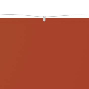 Vertical Awning Terracotta 100x1200 cm Oxford Fabric | HipoMarket