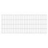 2D Garden Fence Panel (2.008x0.83m) - Silver | HipoMarket