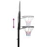 Adjustable Basketball Stand Black 258-363 cm - HipoMarket