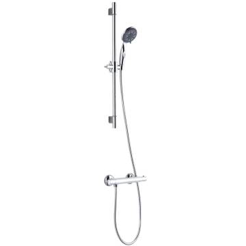 SCHÜTTE Shower Bar Set AQUA 2 SAVE Chrome - Premium Quality