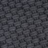 Rectangular Anthracite Cotton Rug 200x300 cm | HipoMarket