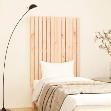 Elegant Solid Wood Pine Wall Headboard - 82.5x3x110 cm