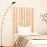 Wall Headboard 82.5x3x110 cm Solid Wood Pine Colour natural Size 82.5 x 110 cm Quantity in Package 1 