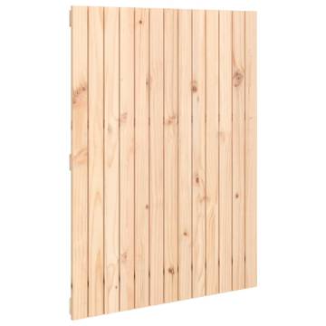 Elegant Solid Wood Pine Wall Headboard - 82.5x3x110 cm