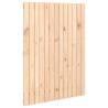 Elegant Solid Wood Pine Wall Headboard - 82.5x3x110 cm