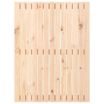 Elegant Solid Wood Pine Wall Headboard - 82.5x3x110 cm