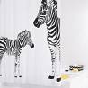 RIDDER Zebra Shower Curtain 180x200 cm - Black & White