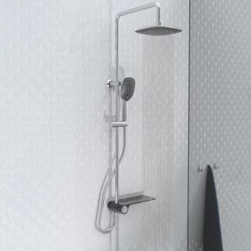 SCHÜTTE AQUASTAR Overhead Shower Set - Chrome-Anthracite