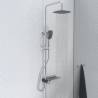 SCHÜTTE AQUASTAR Overhead Shower Set - Chrome-Anthracite