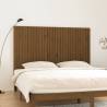 Wall Headboard Honey Brown 185x3x110 cm Solid Wood Pine Colour honey brown Size 185 x 110 cm Quantity in Package 1 